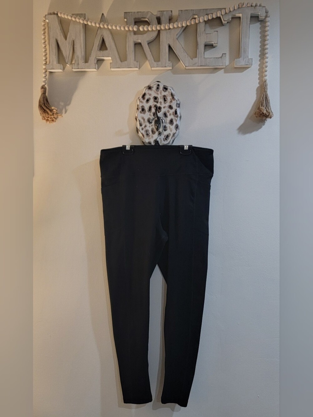 Victoria's Secret Black High-Rise Ponte Leggings FULL LENGTH